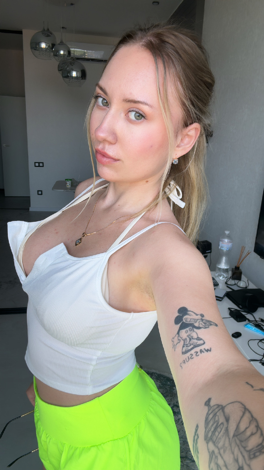 KateV in her underwear in Sandakan