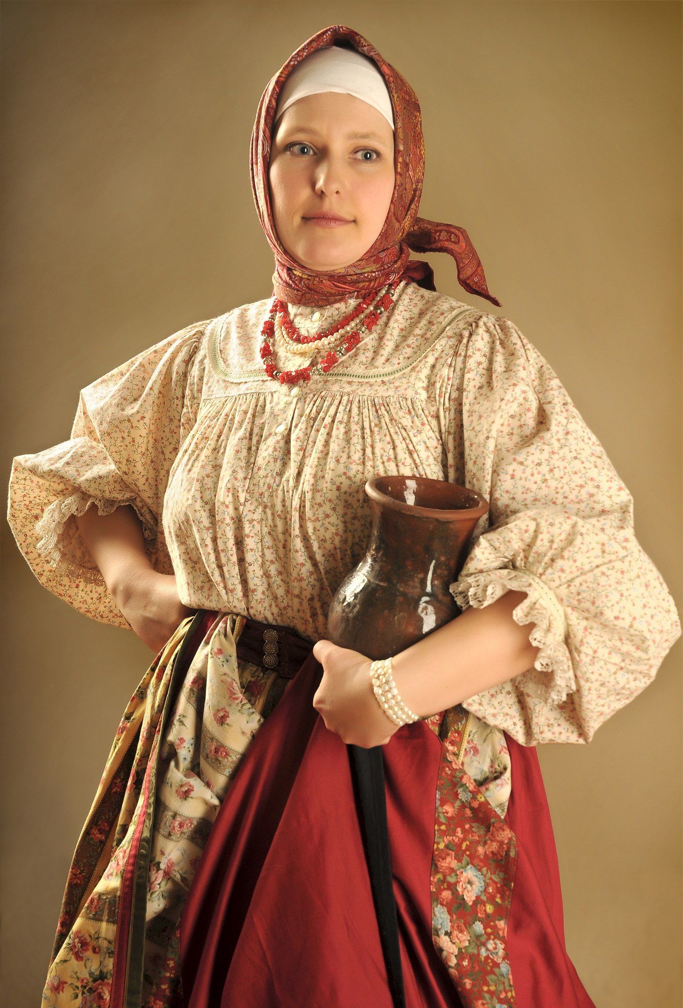 Girls in Slavic costumes in Sandakan