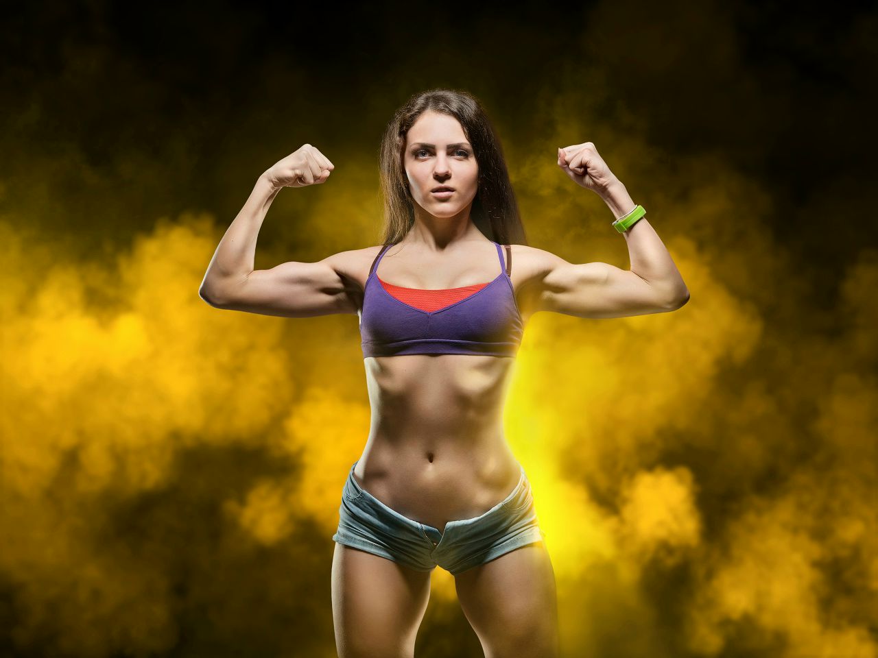 Athletic girls in Sandakan